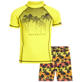 thumbnail image 1 of Body Glove Boys' Rash Guard Set - UPF 50+ Short Sleeve Swim Shirt and Bathing Suit Trunks - Swimwear Set for Boys (4-12), 1 of 7