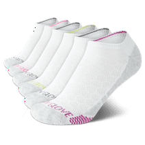 Body Glove Women's Socks - 6 Pack Performance Cushion Athletic No Show Ankle Socks - Low Cut Running Socks for Ladies