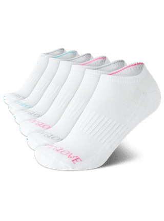 Hanes Women's Performance Invisible Liner Socks, Sneaker Cut, 6