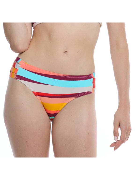 Body Glove Women's Standard Basic Fuller Coverage Bikini Bottom, New Wave, Small