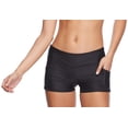 thumbnail image 1 of Body Glove Women's Standard Rider Elastic Waist Hybrid Swim Short with UPF 50+, Black, Medium, 1 of 4
