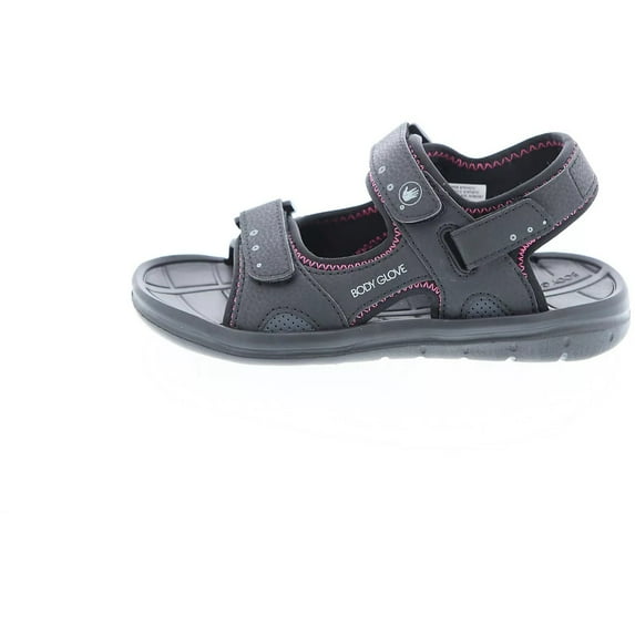 Body Glove Women's Trek River Sandals Black/ Pink