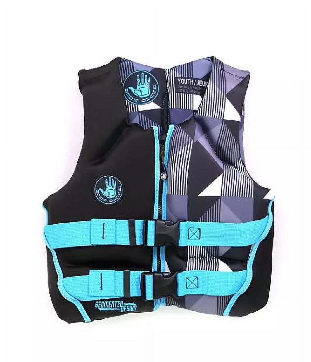 Body Glove Youth Boy's PFD Coast Guard Approved Life Jacket, Gray