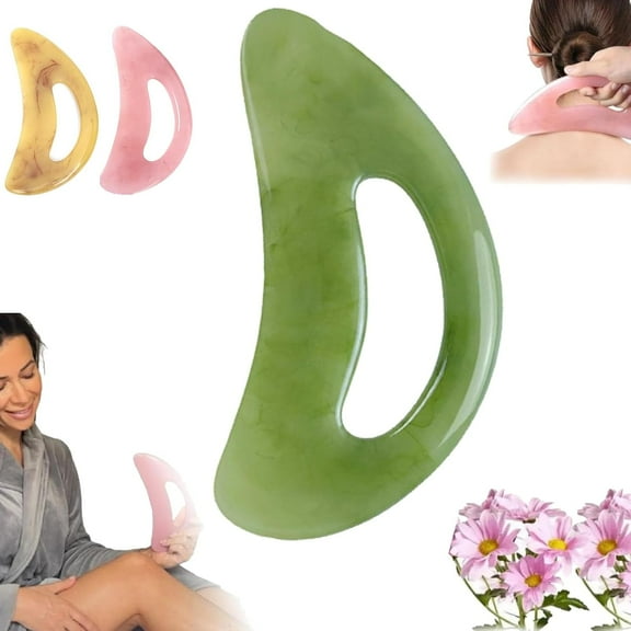 Body Gua Sha, Cellulite Massager Tool, Body Scraper Tool, Gua Sha for Bodys, Booty Massage, for Face, Back, Legs, for Every Bodys, Every Age (green)