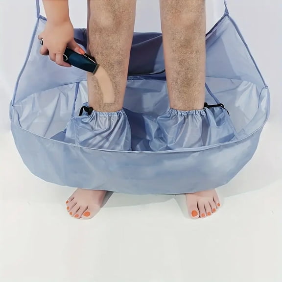 Body Hair Shaving Bib, Trimming Catcher Cape for Home and Travel