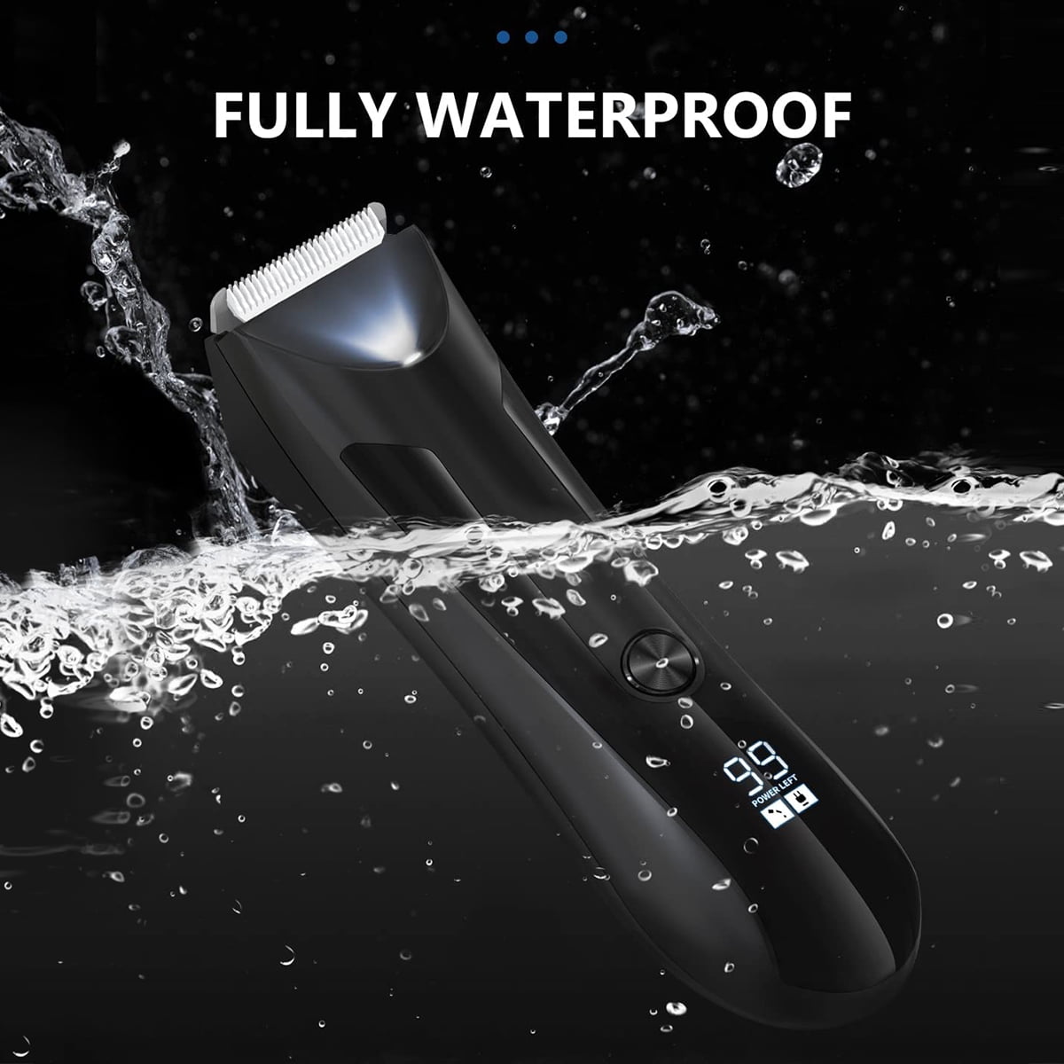 Body Hair Trimmer, Electric Groin Bikini Ball Shaver for Men