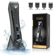 Cshidworld Body Hair Trimmer, 4-in-1 Unisex Cordless Battery Body Groomer, 5 Piece Kit