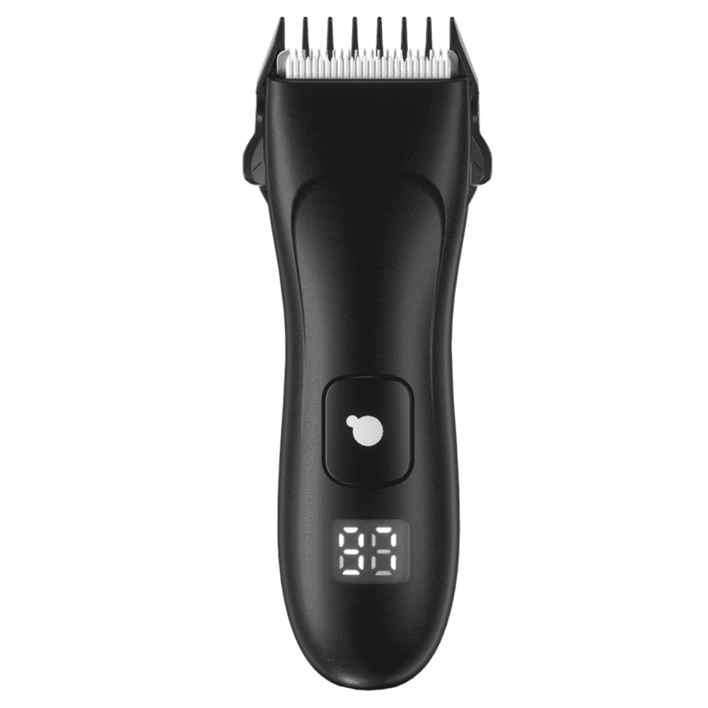 Body Hair Trimmer Waterproof for Men Women Electric Groin Hair Shaver with LED Display
