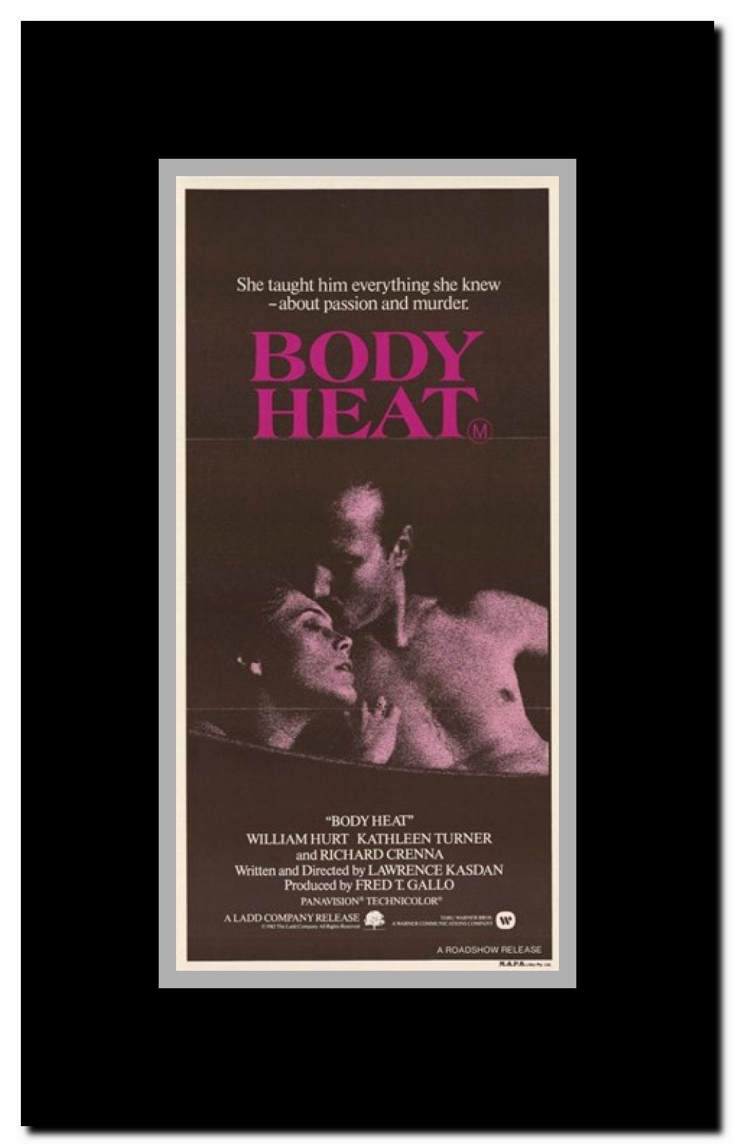 Body Heat Framed Movie Poster