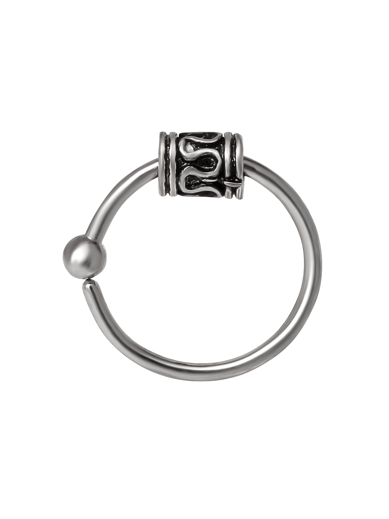 Body Jewelry Adult Women's Body Jewelry 20-Gauge Stainless Steel Nose Ring Hoop