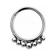 thumbnail image 1 of Body Jewelry Hinged Hoop Bali Boho 16g 5/16" High Polish for Ear Piercing, Daith Piercing, Septum Piercing, Tragus Piercing, Helix Piercing Cartilage Piercing, 1 of 1