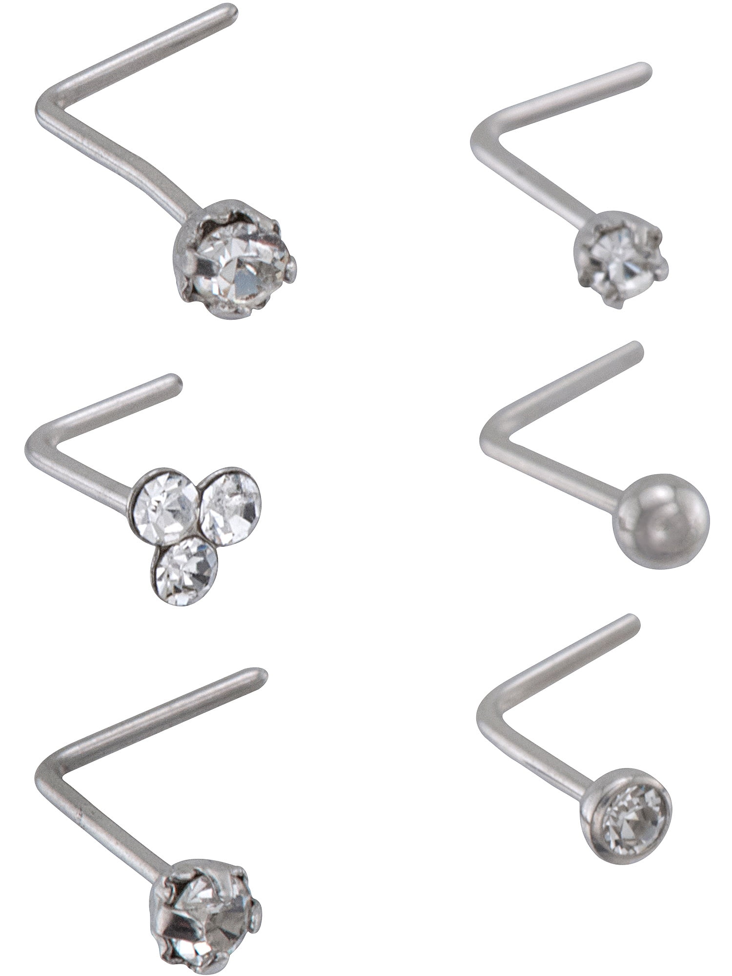 Sterling silver nose rings walmart sale