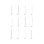 Body Jewelry Women's 22g Clear Retainer Nose 12pk