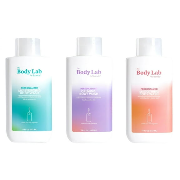 Body Lab Moisturizing BodyWash Multipack-Moisturizing-Smoothing-Calming 19 Oz 3pk