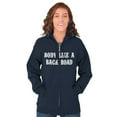 thumbnail image 1 of Body Like A Back Road Country Lyrics Women Plus Size Zipper Hoodie Brisco Brands 2X, 1 of 5