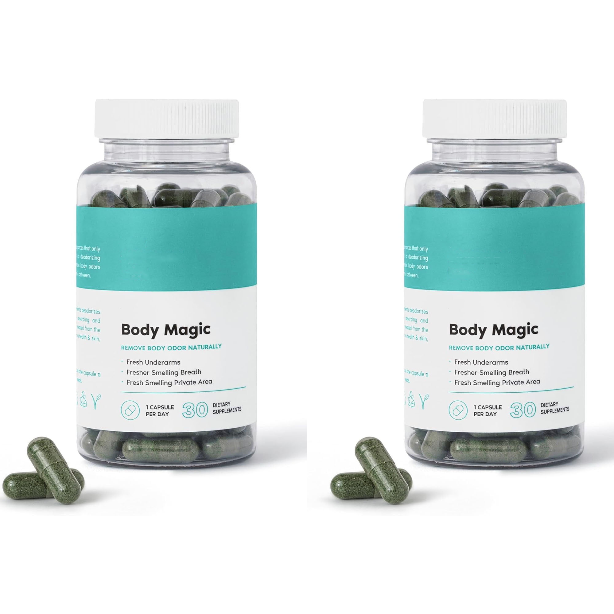 Body Magic Chlorophyll Capsules - 60 Vegan Capsules
