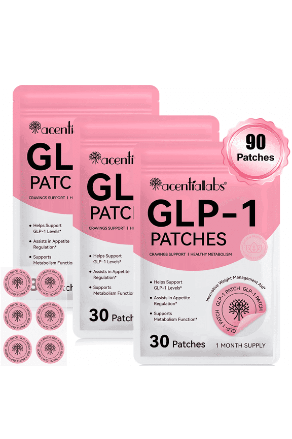 Body Management Control Patches for Women and Men, Cravings Support, Energy - 3Pack