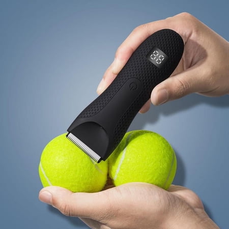 Body & Manscaping Trimmer for Men, Beard Face, Hair, Body and Intimate Hair Trimmer, Replaceable Ceramic Blade Heads