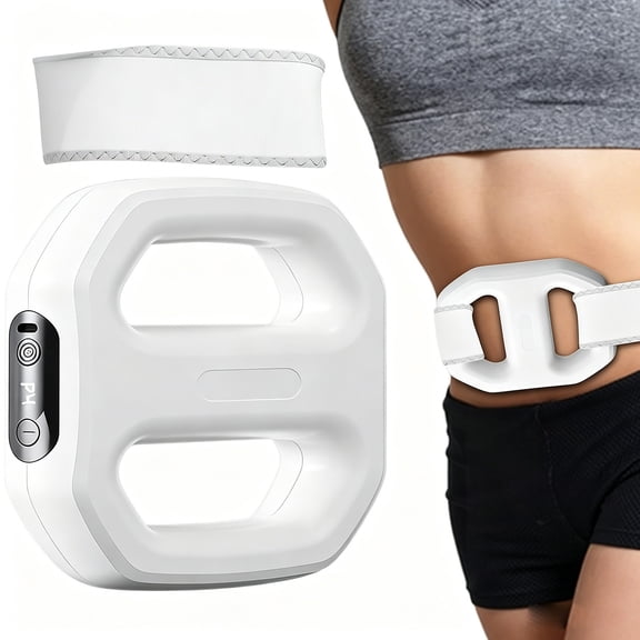 Body Massager,Massage Tools,Fascia Ring Deep Tissue Vibration Massage Device 4 Mode 3 Body Muscle Recovery Tool Rechargeable Abdominal And Body(White 6IN)