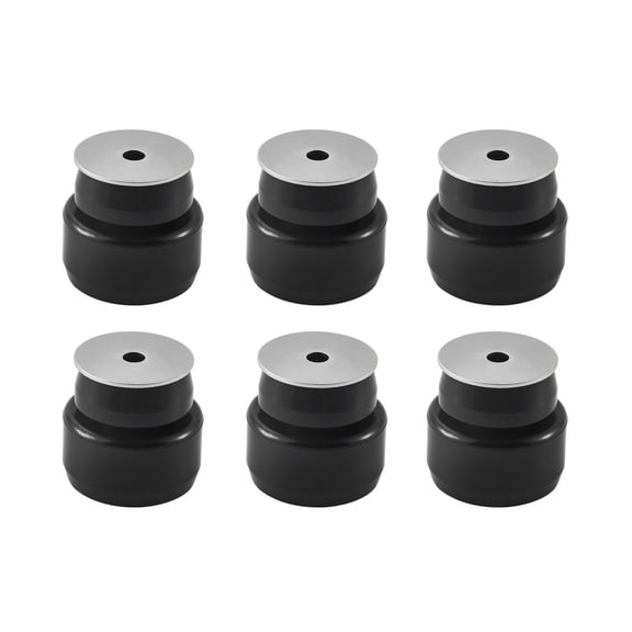 Body Mount Bushing Kit for Chevy Silverado & Sierra 1500/2500 1999-2014, 24PCS Polyurethane Bushings, Reduce Vibration, Improve Ride Comfort, Black