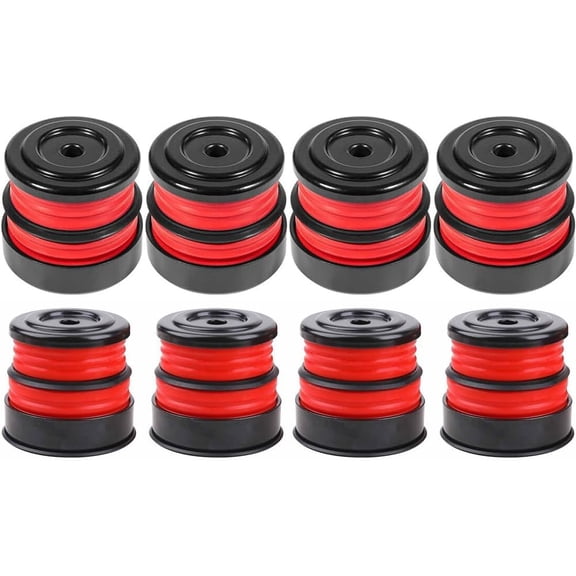 Body Mount Kit for 2008-2016 Ford F-250 F-350 Crew Cab Superior Silicone Cab Mount Bushings Improve Bumpy Ride (Black 8 Pack)