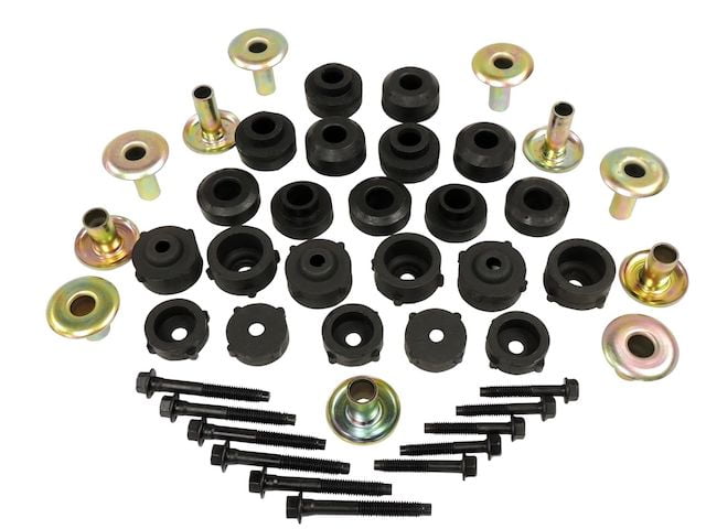 Body Mount Set - Compatible with 1997 - 2006 Jeep Wrangler 1998 1999 2000 2001 2002 2003 2004 2005