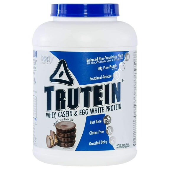 Body Nutrition Trutein Flavor: Chocolate Peanut Butter Cup, Size: 4 lb. (1814g)