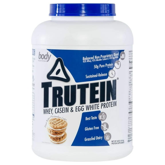 Body Nutrition Trutein Flavor: Peanut Butter Marshmallow Cookie, Size: 4 lb. (1814g)