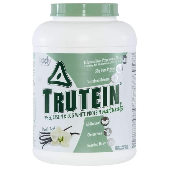 Body Nutrition Trutein Naturals 4lb. (1814g) Flavor: Vanilla Bean