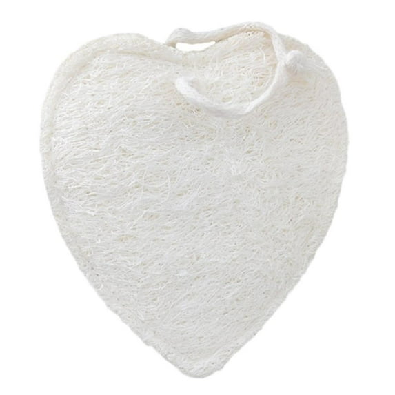 Body Pad Exfoliating Loofah Sponge Bath Shower Glove Heart