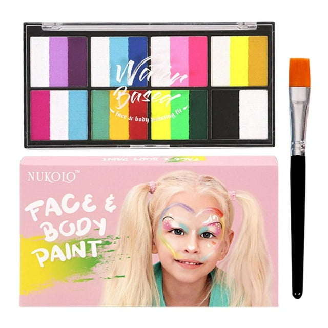 Body Paint For Kids WaterSoluble Pigmented Face Painting Kit