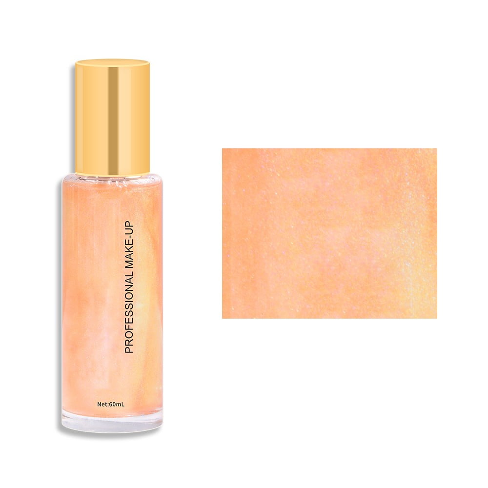 Body Paint Highlighter Powder Spray Glitter Body Face High Gloss Golden