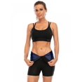 thumbnail image 1 of Body Pants Female High Waist Tight Sports Fitness Trousers Breasted Anti-Sweatshop Beauty Yoga Pants Sweater Buckle Pants,Three-quarter pants, 1 of 11