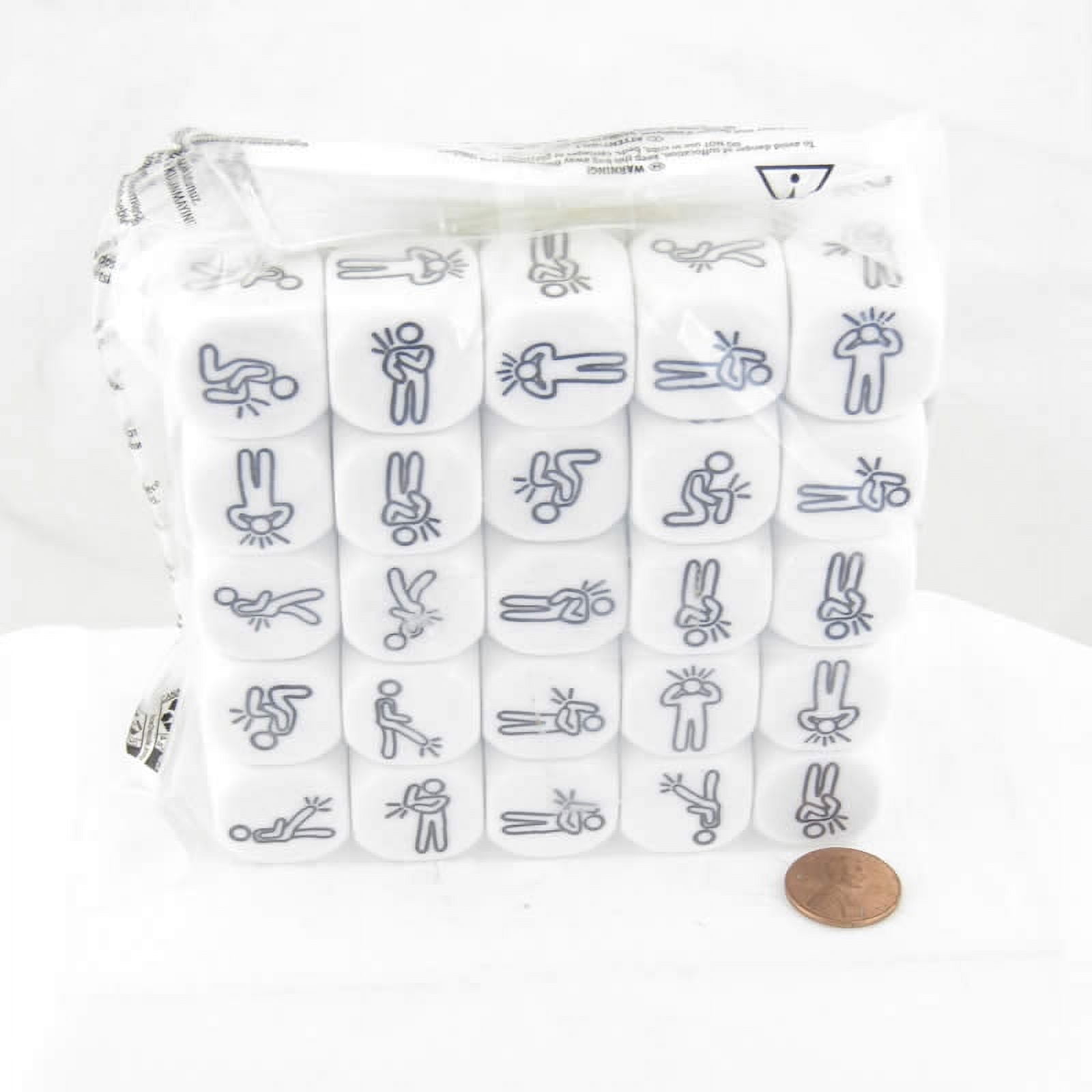 Body Parts Dice D6 22mm (7/8 inch) Pack of 50 Koplow Games - Walmart.com