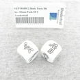 thumbnail image 1 of Body Parts Dice White Opaque with Black Symbols D6 22mm (7/8in) Set of 2 Wondertrail, 1 of 1