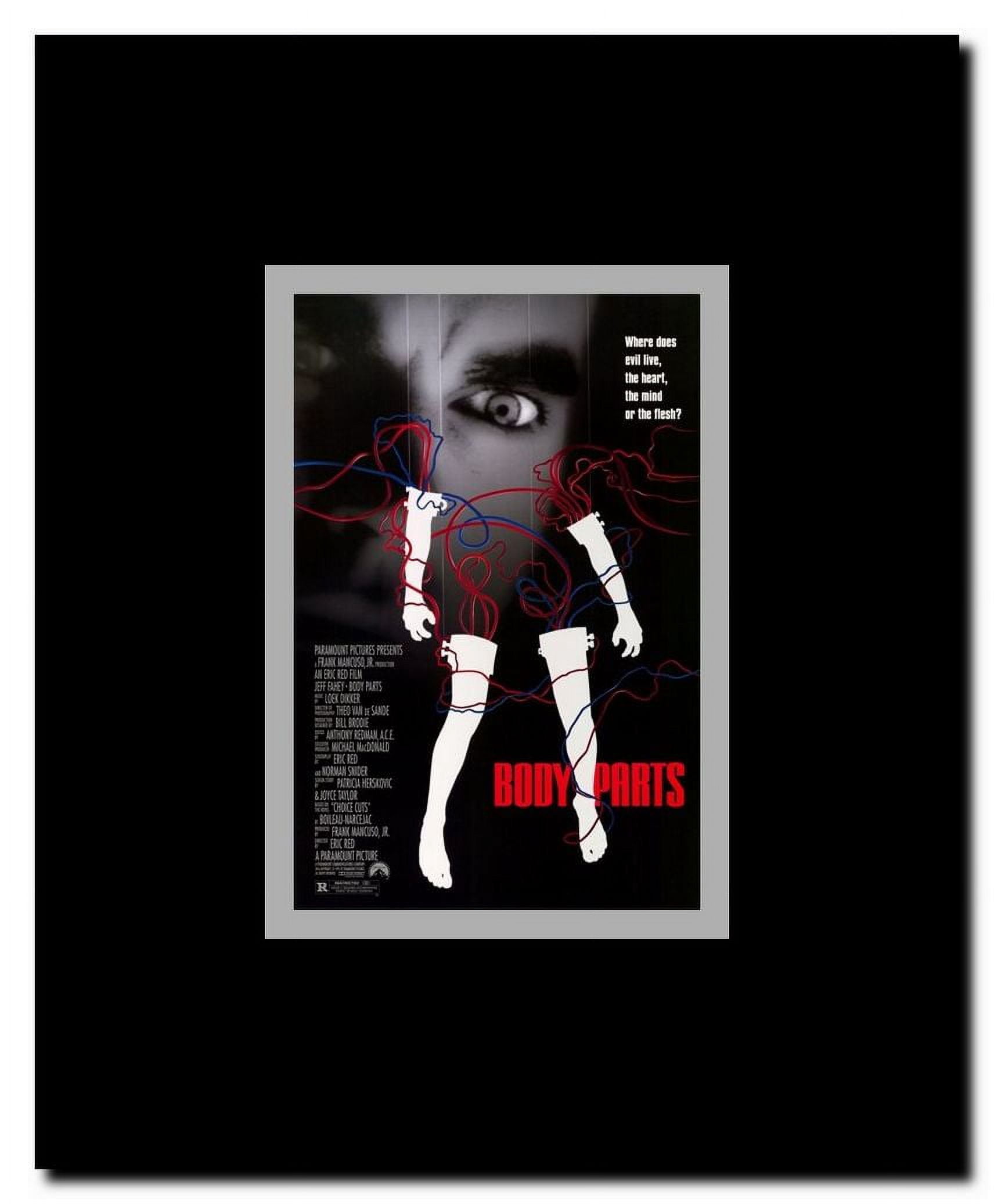 Body Parts Framed Movie Poster