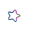thumbnail image 1 of Body Piercing Earring Ring Star Shape Tragus Cartilage Orbital Ear Helix Jewelry Ear Studs Lip Nose Rings Jewelry, 1 of 6