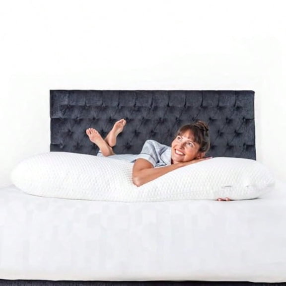 Body Pillow For Adults Side Sleeper Pillow For Bed Full Body Support In Long Large Size  Lyocell Cover Firm Memory Foam Soft Microfiber 20x54 Inch Machine Washable