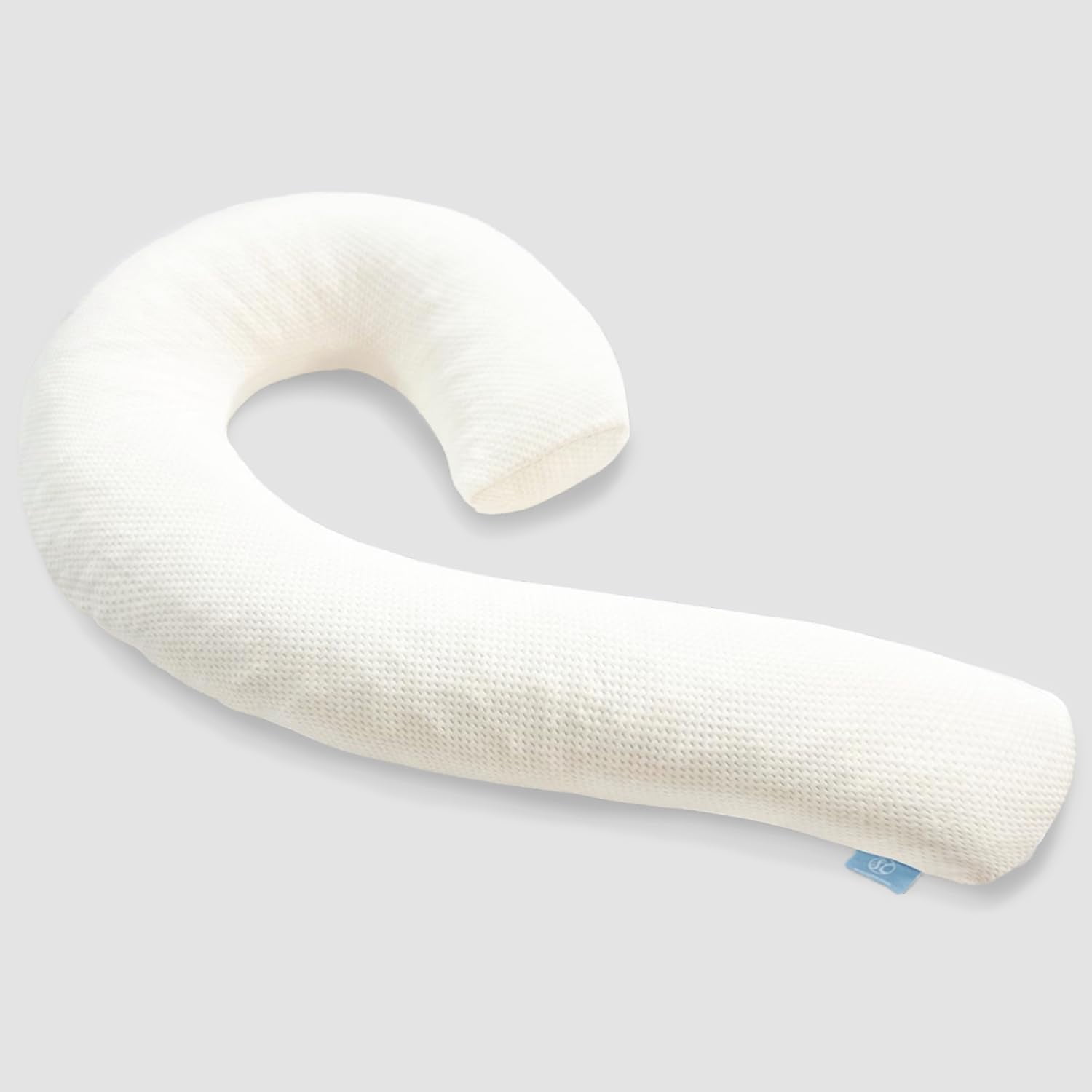 Body Pillow for Adults Soft Long Bed Pillow Insert Shredded Memory Foam Removable Washable Cover Swan Shaped Side Sleeper Pregnancy Pillow 49 Inch White