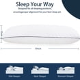 thumbnail image 1 of Body Pillow, Cooling Memory Foam Body Pillows for Adults Sleeping, Long Pillow for Bed, Big Large Firm Full Body Pillow for Side Sleeper, 20x54 Inch, White, 1 of 4