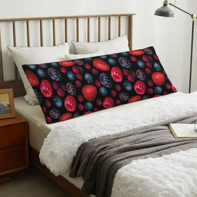 Body Pillow Cover 20x54in, Super Soft Body Pillow Cover with Zipper