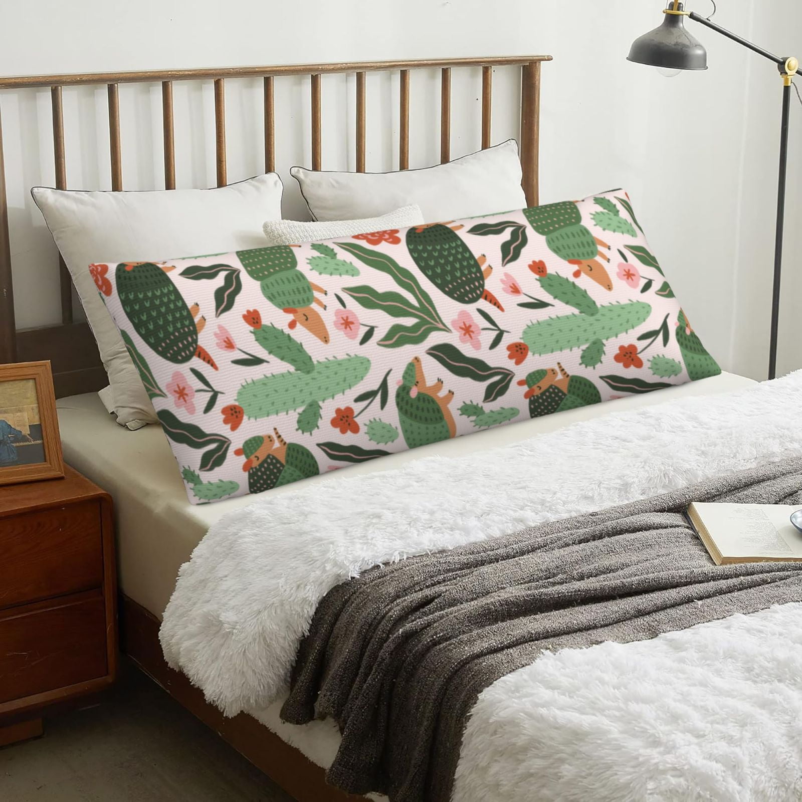 Body Pillow Cover, Armadillo Body Pillow Cases with Zipper Soft