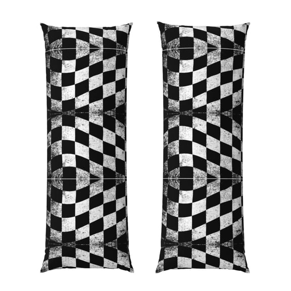 Body Pillow Cover Checkered Flag Long Case Protector With Zipper Rectangle Soft Large Cases Cover 20 X 54 In