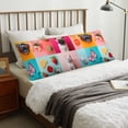 thumbnail image 1 of Body Pillow Cover, Colorful Dog Cat Collage Body Pillow Cases with Zipper Soft Breathable Smooth Skin Friendly Long Pillow Case 20x60 inches, 1Pcs, 1 of 7