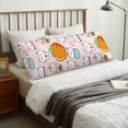 Body Pillow Cover, Cute Bunny Carrot Bottle Pink Body Pillow Cases with