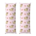 Body Pillow Cover Cute Dog Puppy doughnut Super Soft Body Pillow