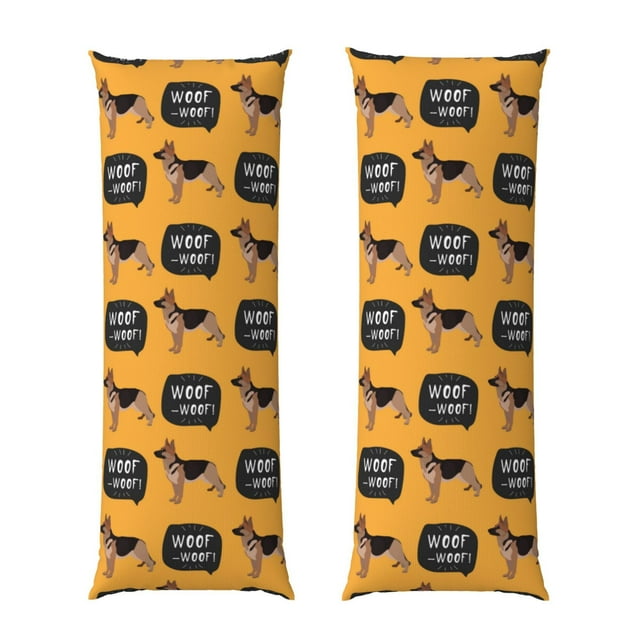 Body Pillow Cover Cute German Shepherd Dog Super Soft Body Pillow
