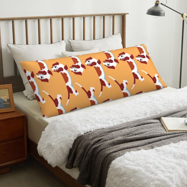 Body Pillow Cover Dachshund Dog Puppy Orange Soft Body Pillow