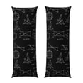thumbnail image 1 of Body Pillow Cover Equation Math Print Black Body Pillow Cases With Zipper Soft Breathable Smooth Skin Friendly Long Pillow Case 20 X 5 Inches 1 Pcs, 1 of 3