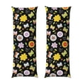 Body Pillow Cover Flower butterfly print Super Soft Body Pillow Cover